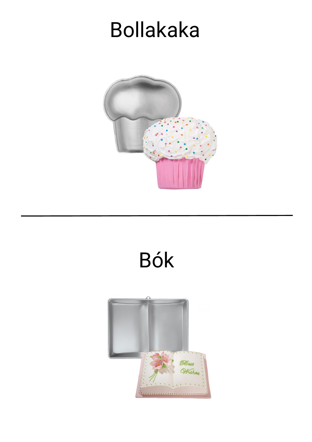 Picture of cake tins