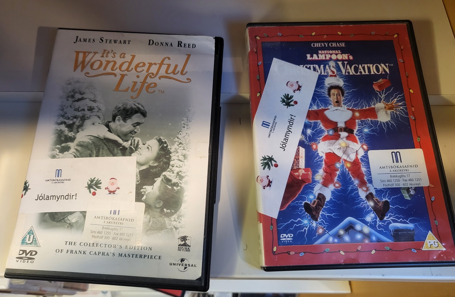 Two Christmas films on DVD: It's a wonderful world and Christmas Vacation