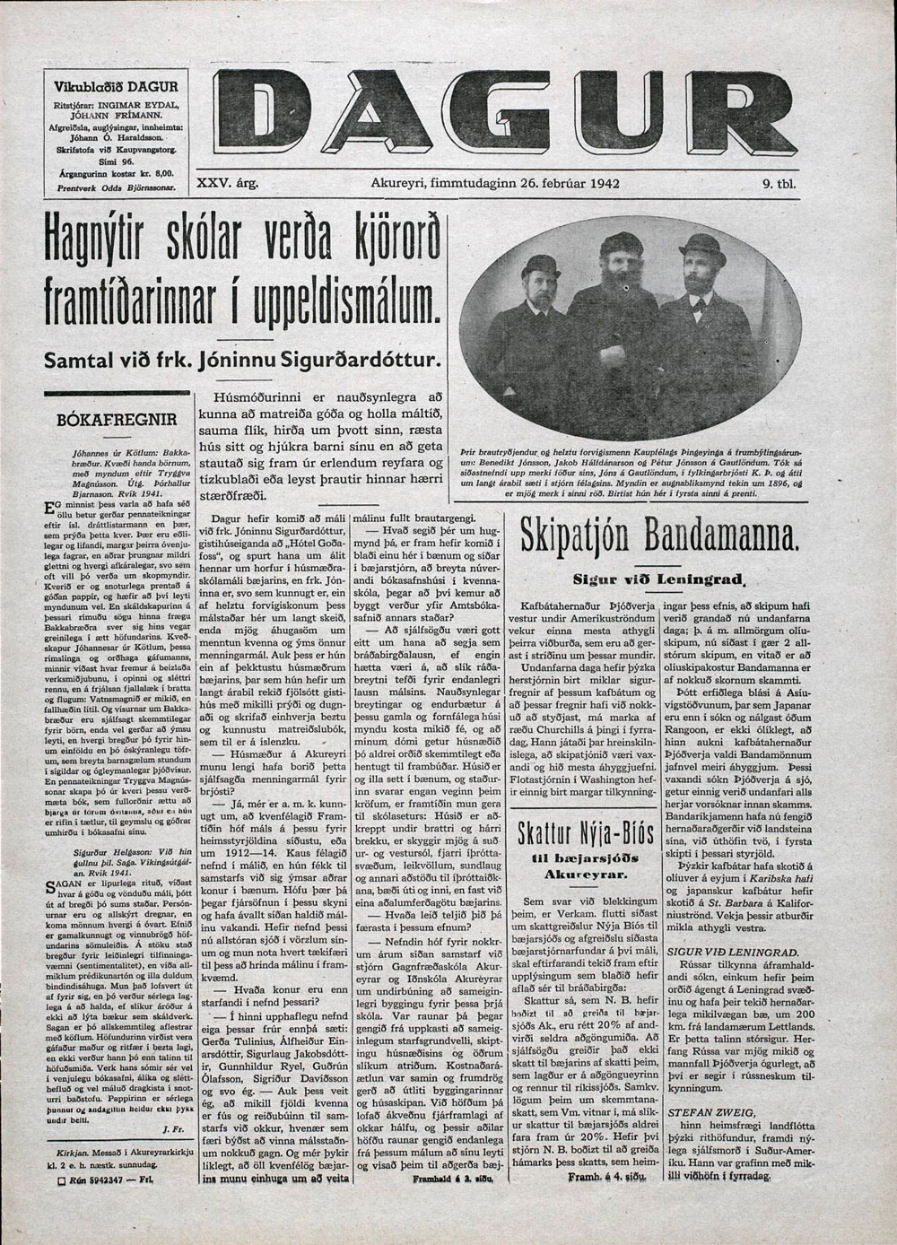 Dagur febrúar 1942 tímarit.is