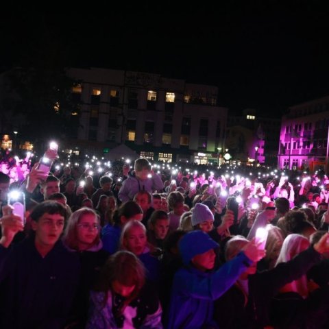 Frábær stemning á Akureyrarvöku 2024.